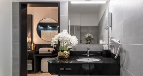 Hotel Motive, Zimmer, Bad, Badezimmer 