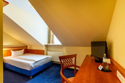 Hotel Motive, Zimmer, Einzelzimmer, Komfort Einzelzimmer mit Einzelbett